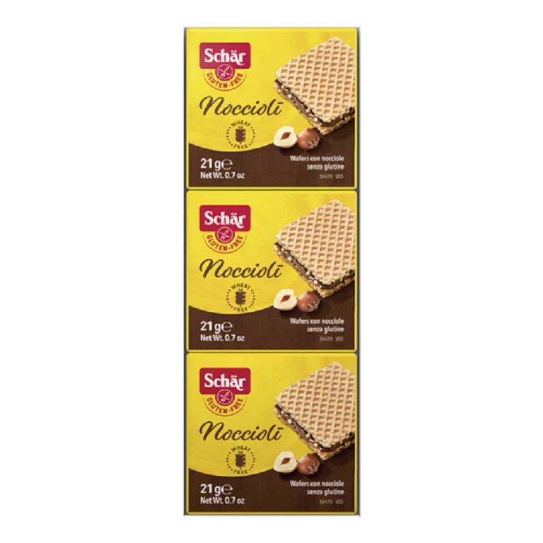 SCHAR NOCCIOLI SNACK 3X21G